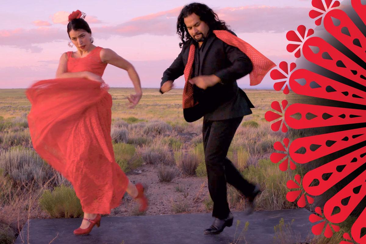 Two flamenco dancers